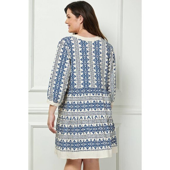 NWT Figueroa & Flower Plus Size Print Dress Size 2X - Picture 2 of 3